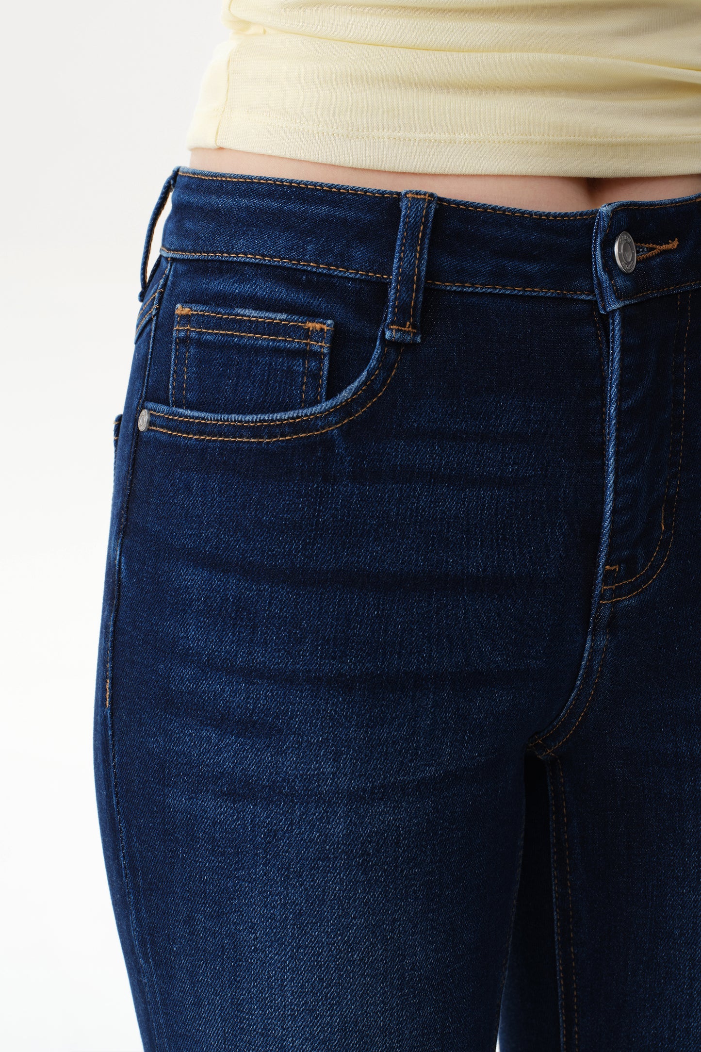 Mid Rise Bootcut Denim Jeans OSF1150