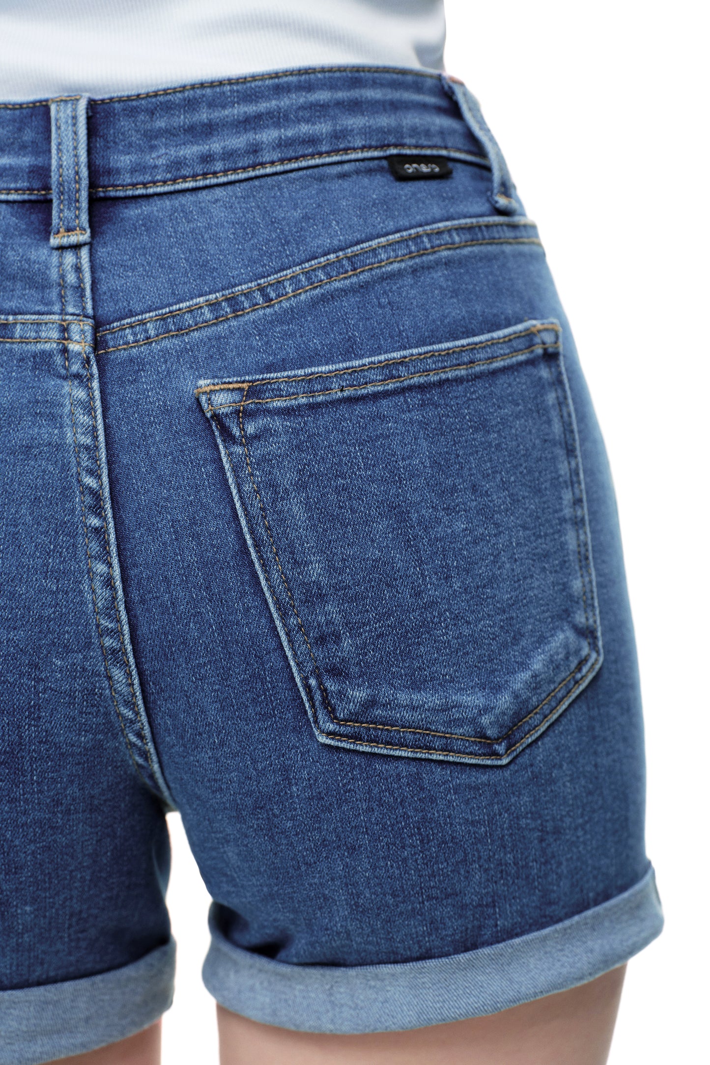 High Rise Denim Shorts OSH6004