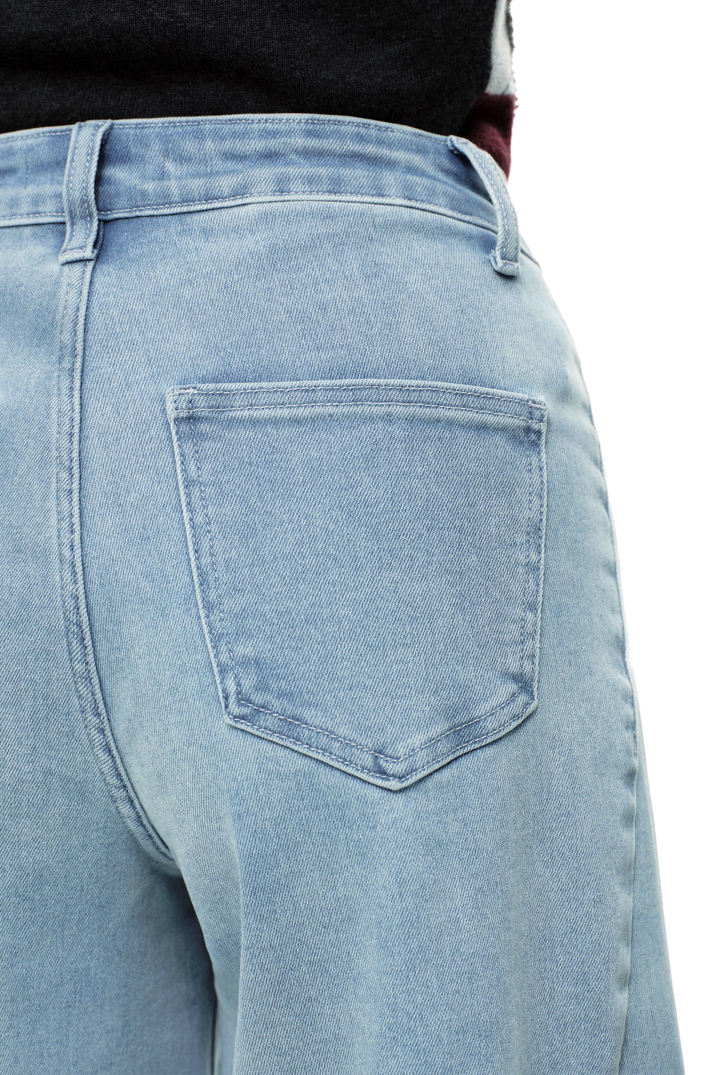 High Rise Barrel Denim Jeans OSOX013EC