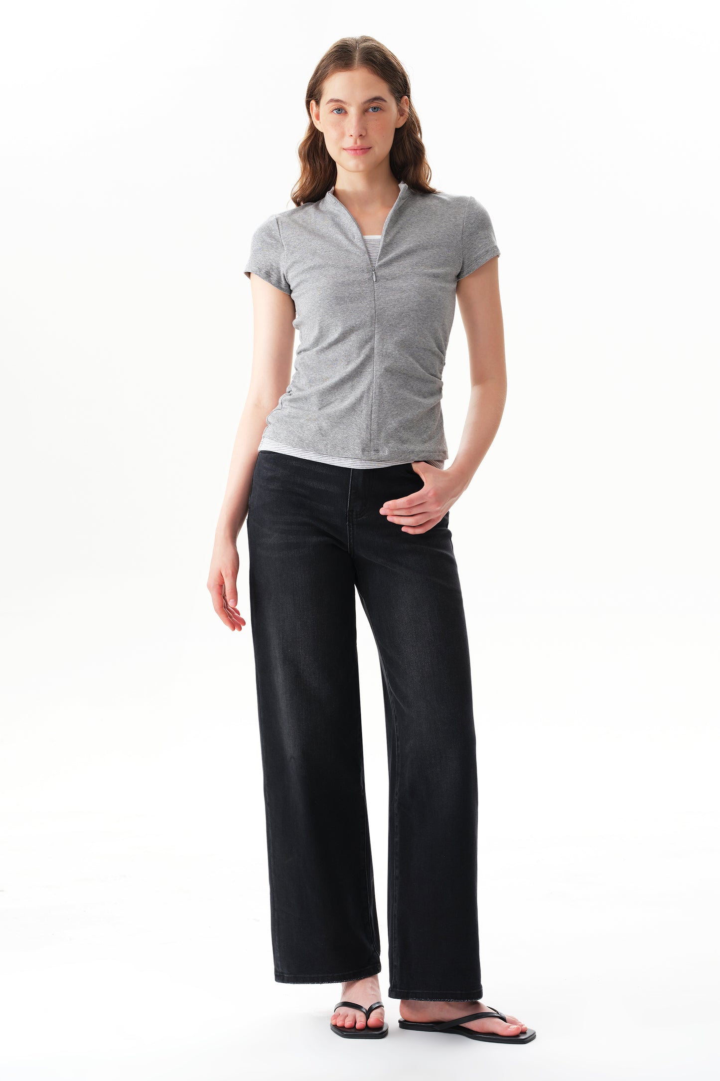 High Waist Loose Baggy Relaxed Tapered Jeans OST5024