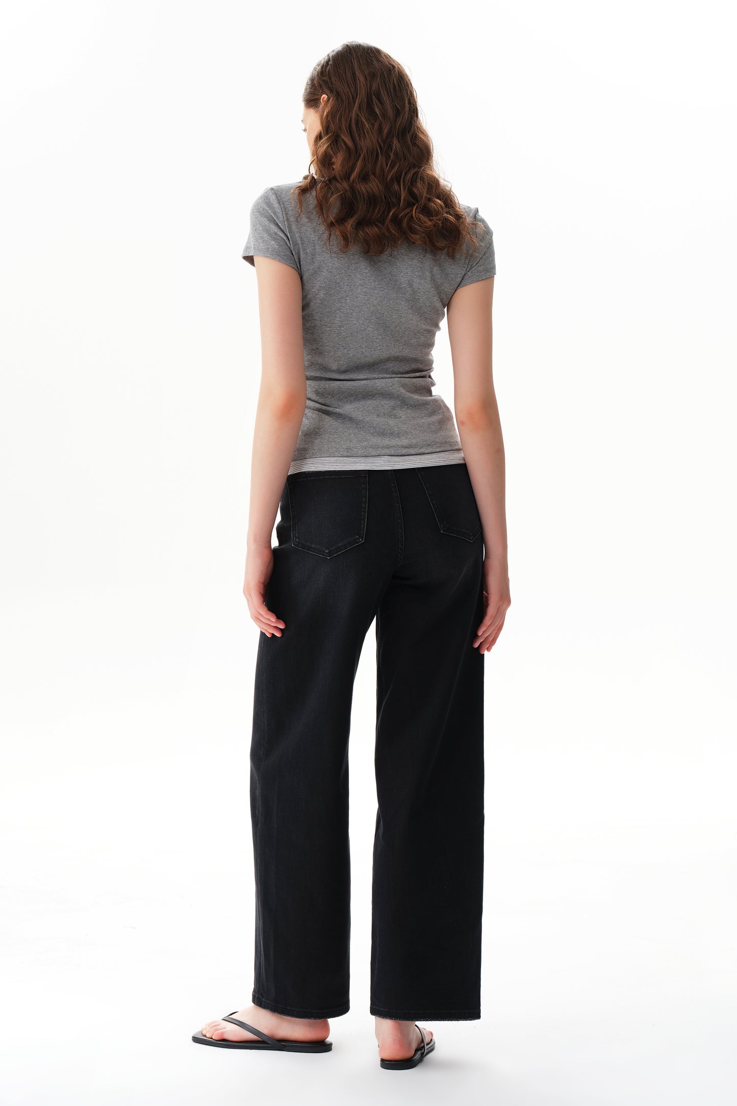 High Waist Loose Baggy Relaxed Tapered Jeans OST5024