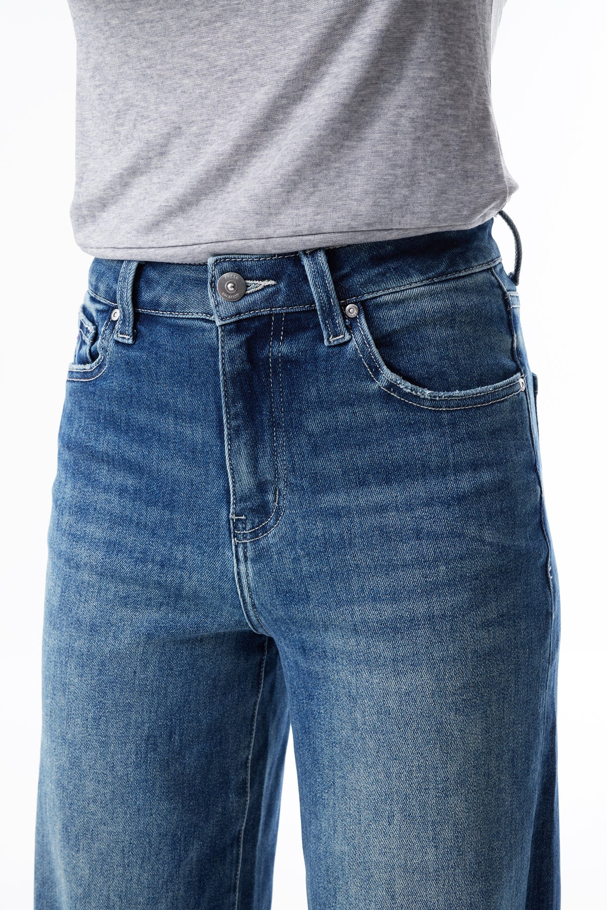 High Waist Loose Baggy Relaxed Tapered Jeans OST5024
