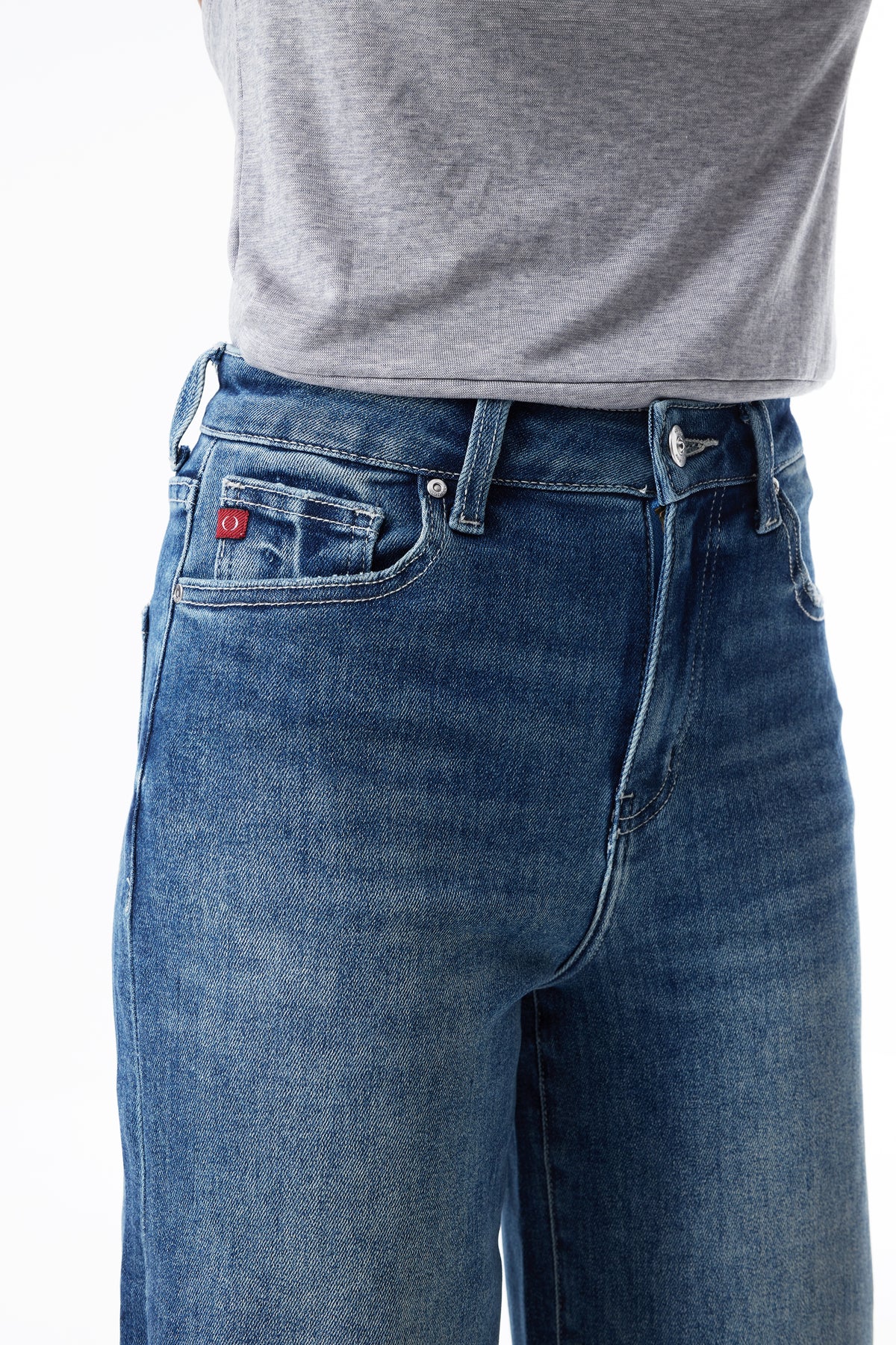 High Waist Loose Baggy Relaxed Tapered Jeans OST5024