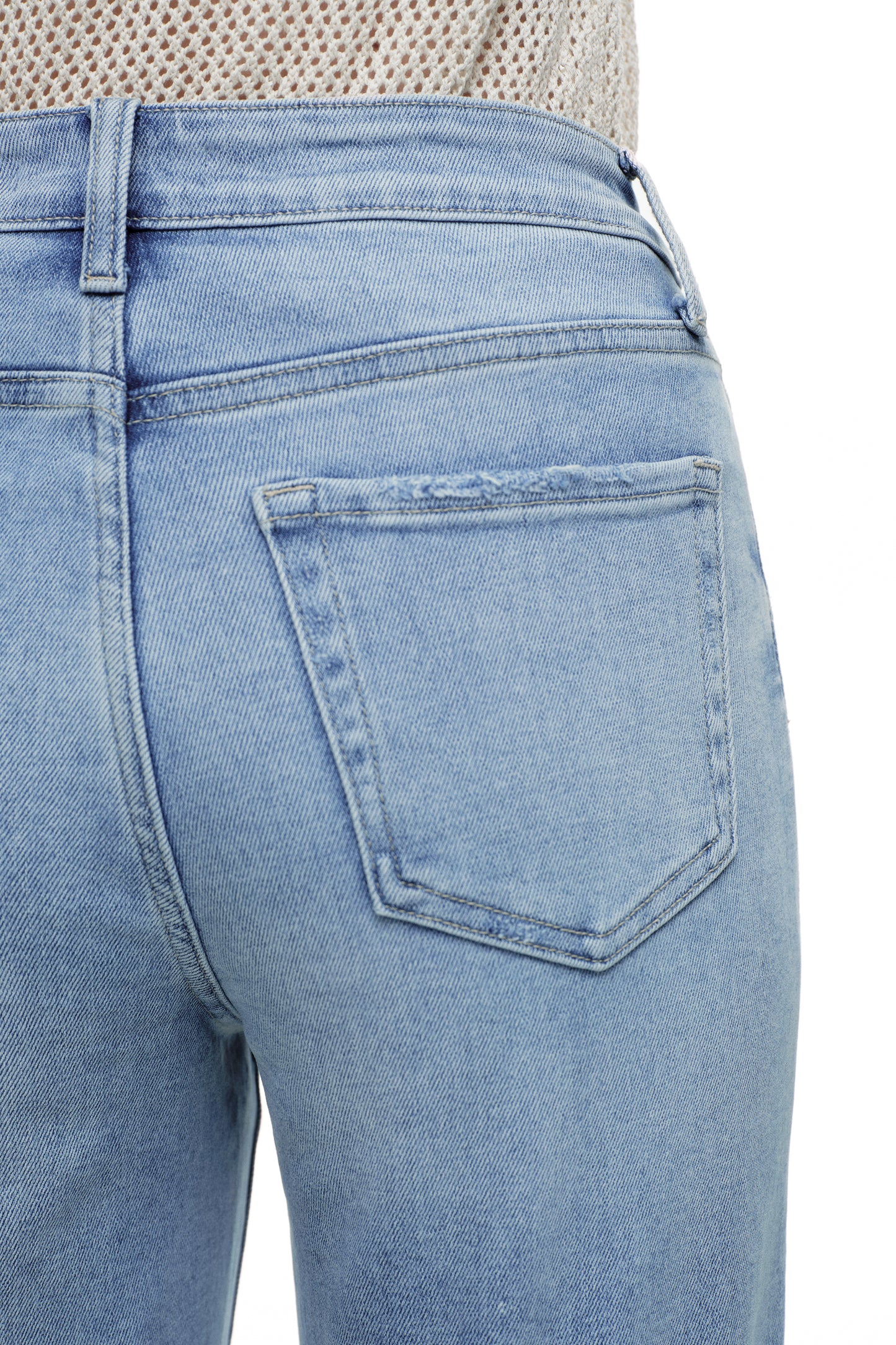 HIGH RISE STRAIGHT DENIM JEANS OST5030
