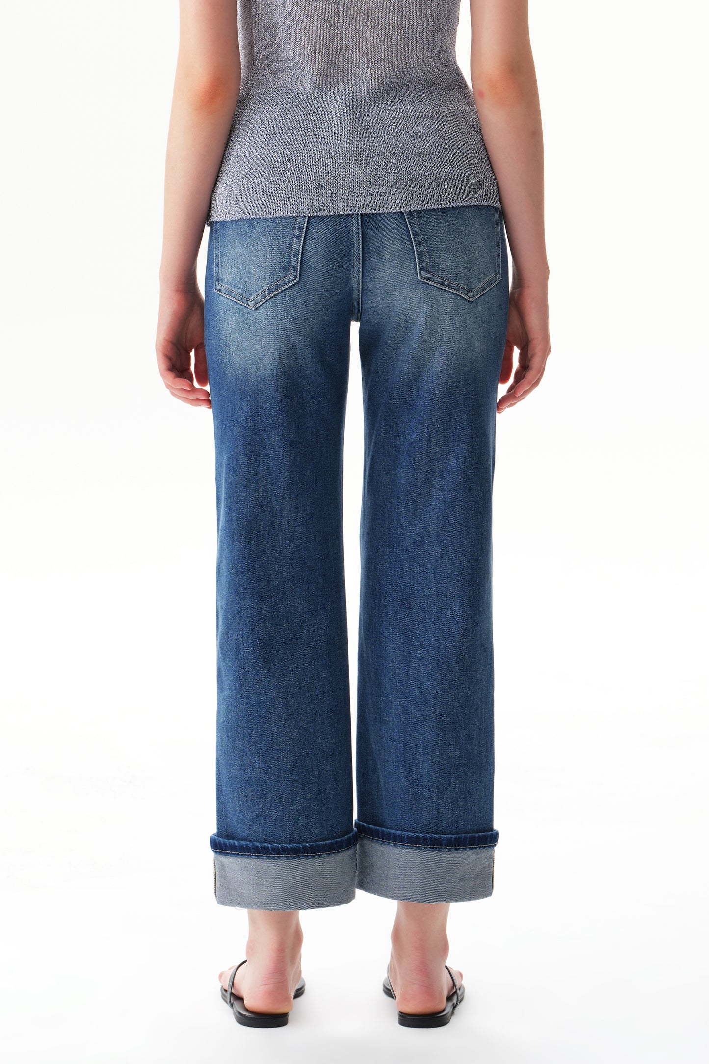 High Rise Relaxed Straight Jeans OST5033