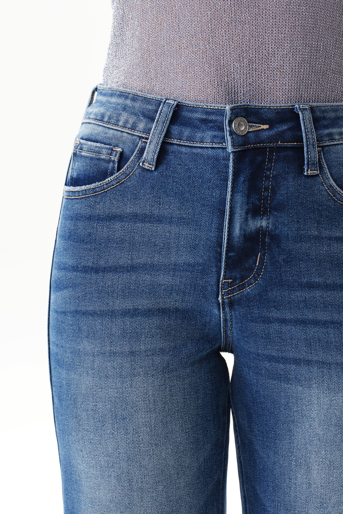 High Rise Relaxed Straight Jeans OST5033