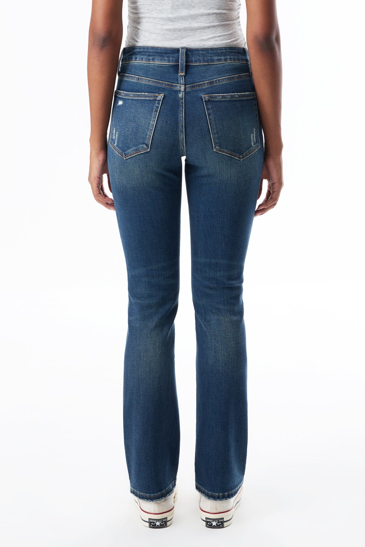 Mid Rise Straight Denim Jeans OSTM5001EC