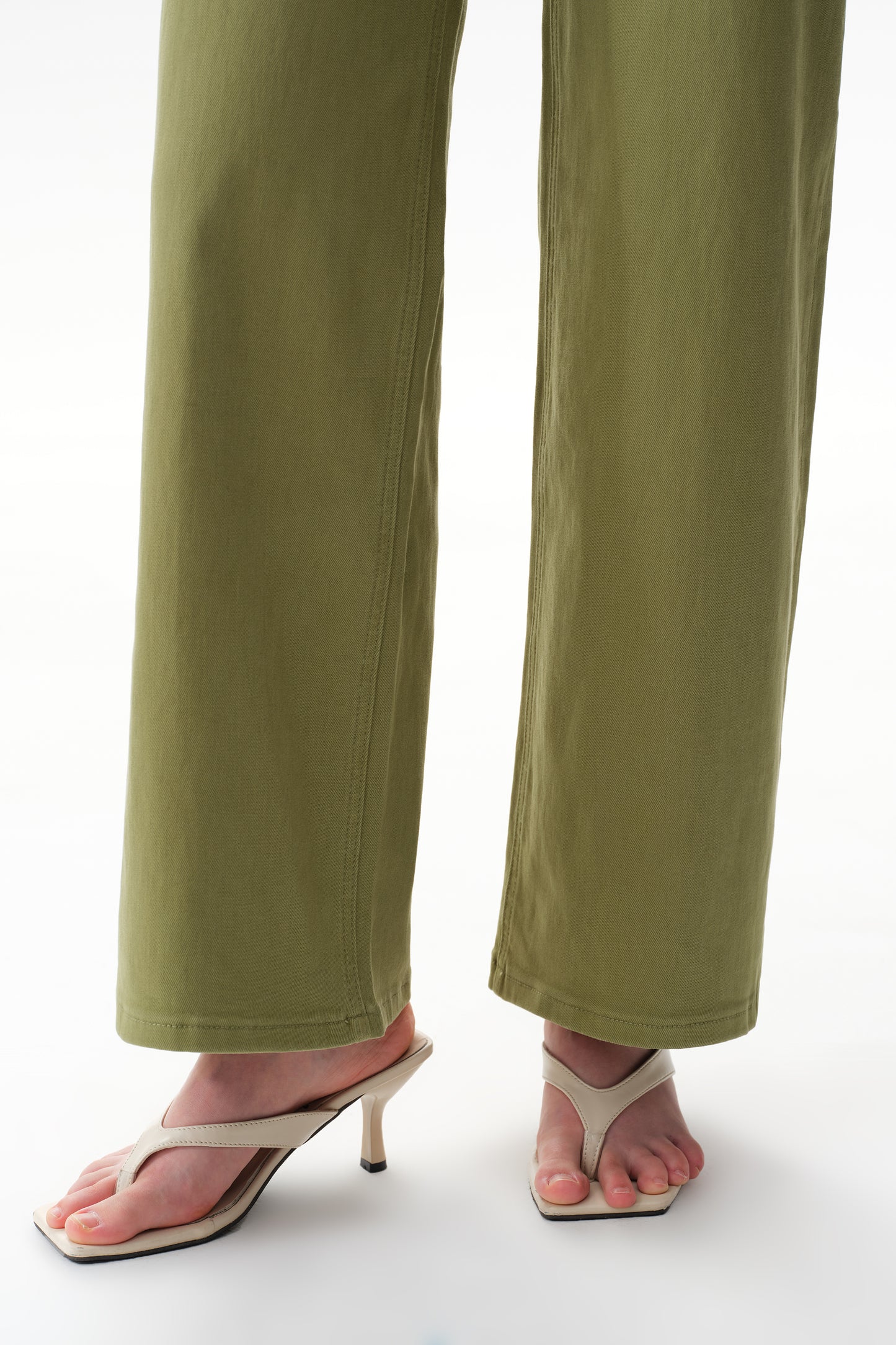 Mid Rise Baggy BBL Wide Leg Denim Jeans OSW8001