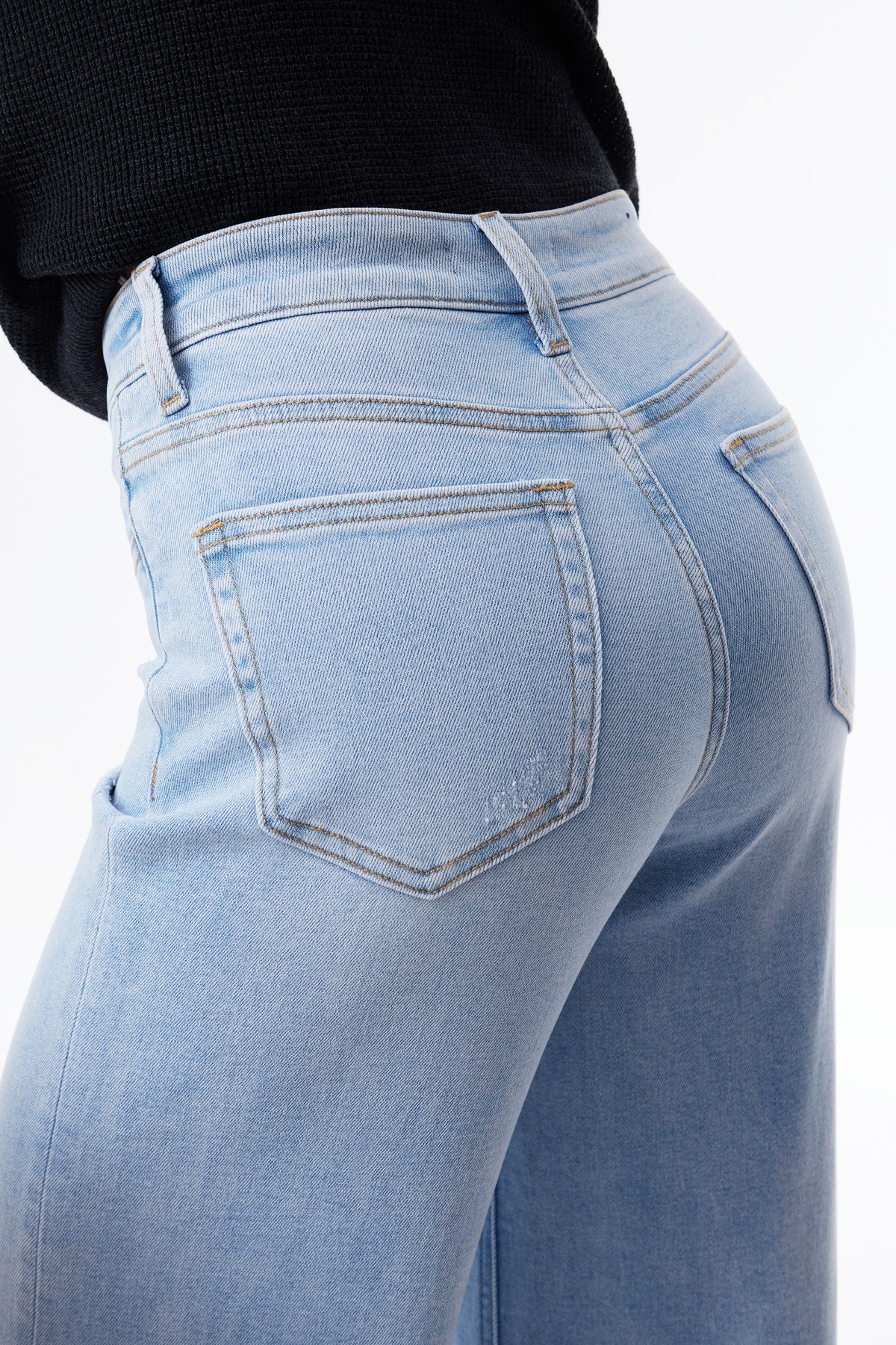 MID RISE WIDE LEG JEANS OSW8001T