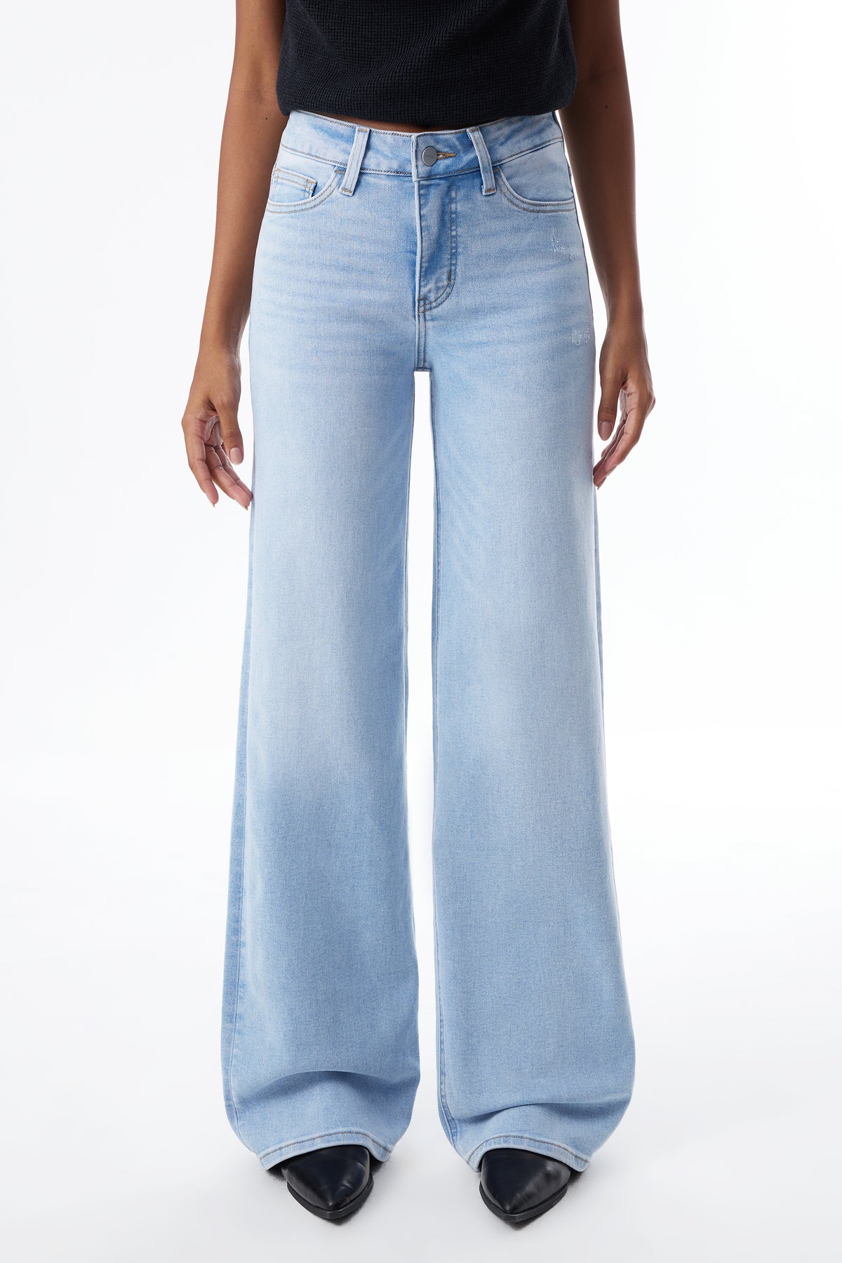 MID RISE WIDE LEG JEANS OSW8001T