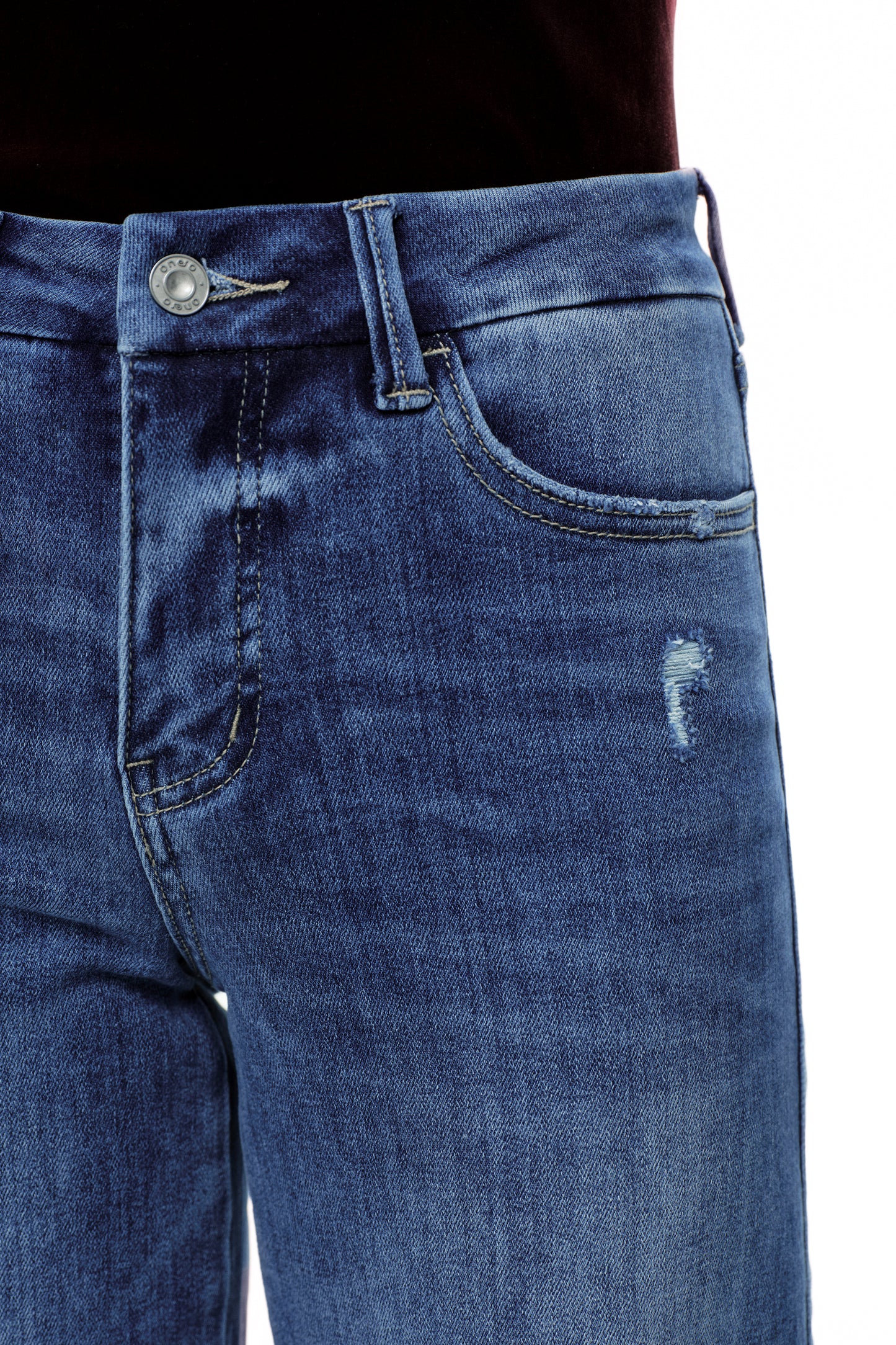 Mid Rise Wide Leg Tall Denim Jeans OSW8019-LT