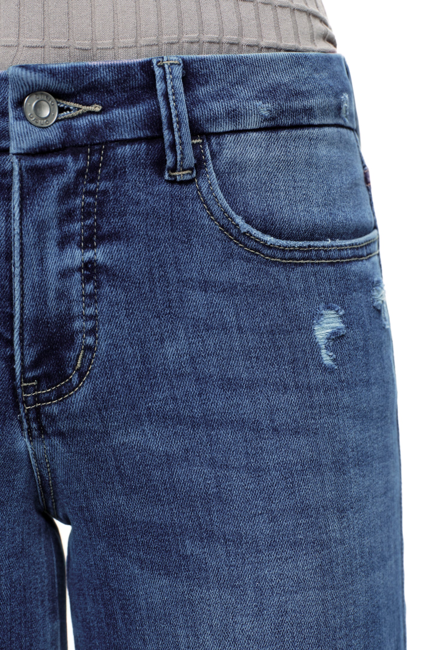 Mid Rise Wide Leg Petite Denim Jeans OSW8019-SP