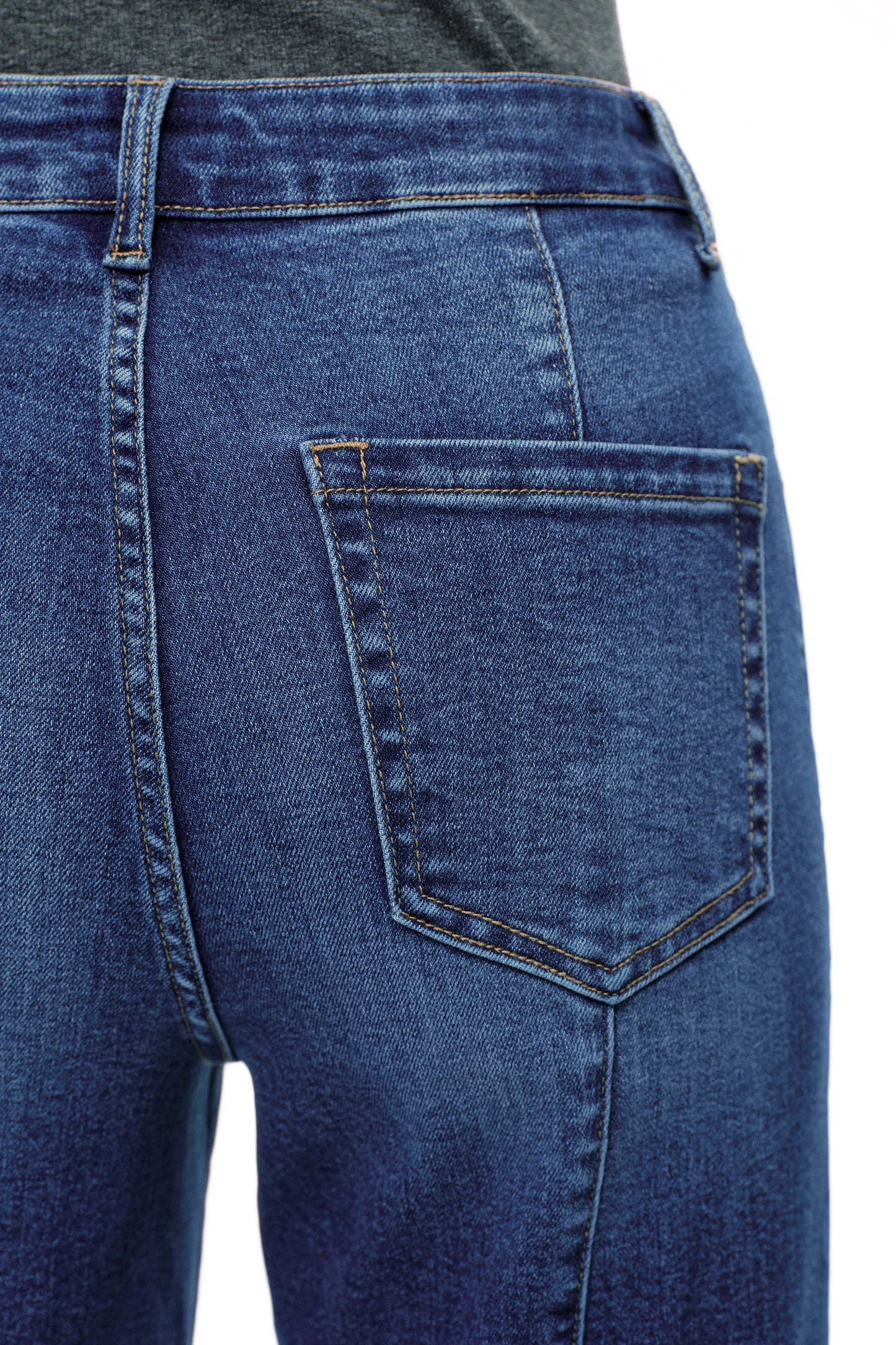 Flattering Baggy High Rise Wide Leg Denim Jeans OSW8021EC