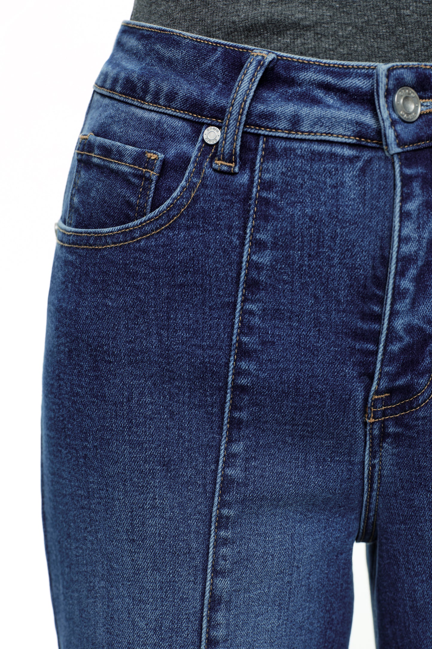 Flattering High Rise Wide Leg Denim Jeans OSW8032EC