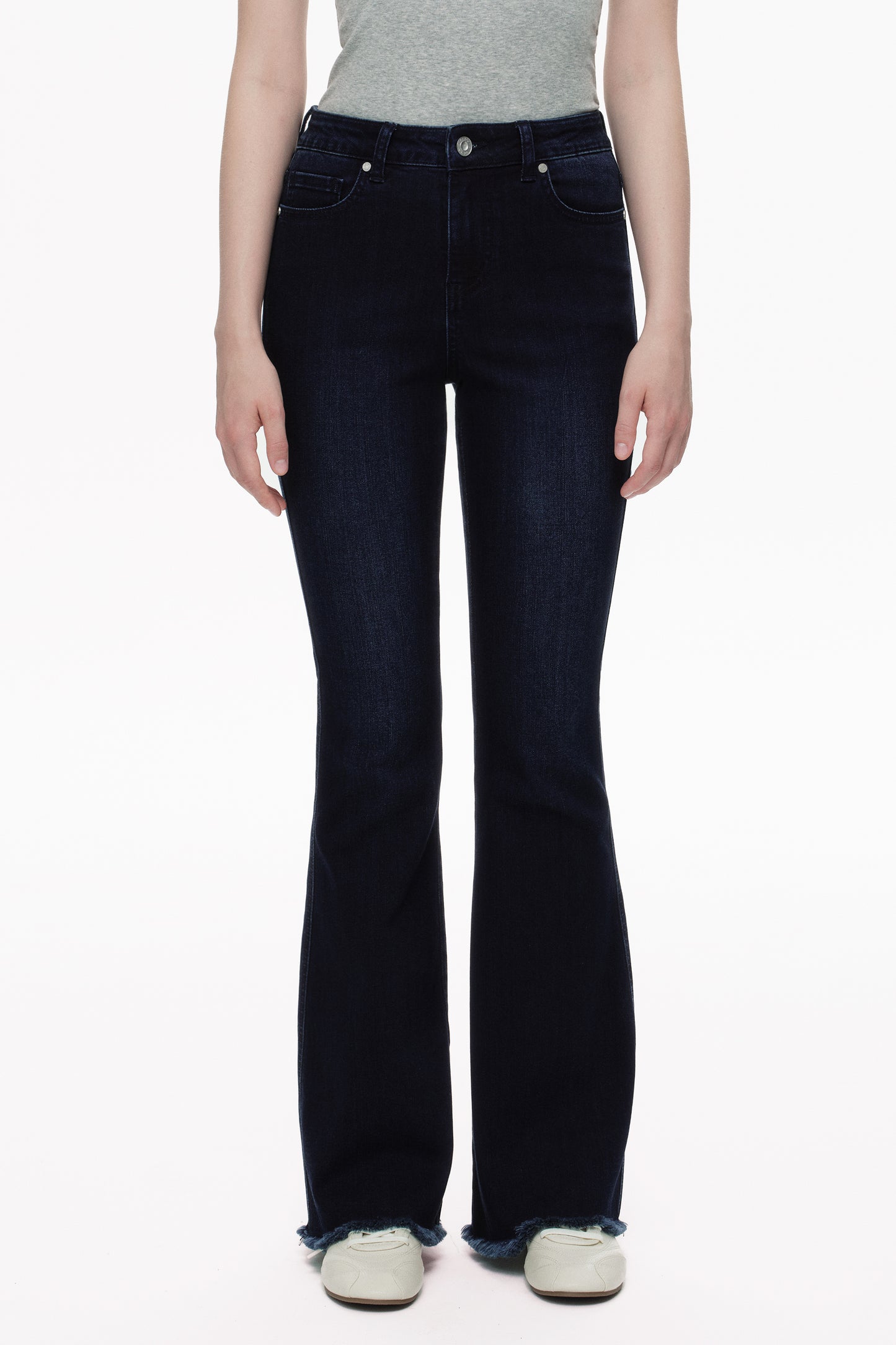 Mid Rise Flare Denim Jeans OSF1105R