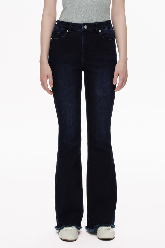 Mid Rise Flare Denim Jeans OSF1105R