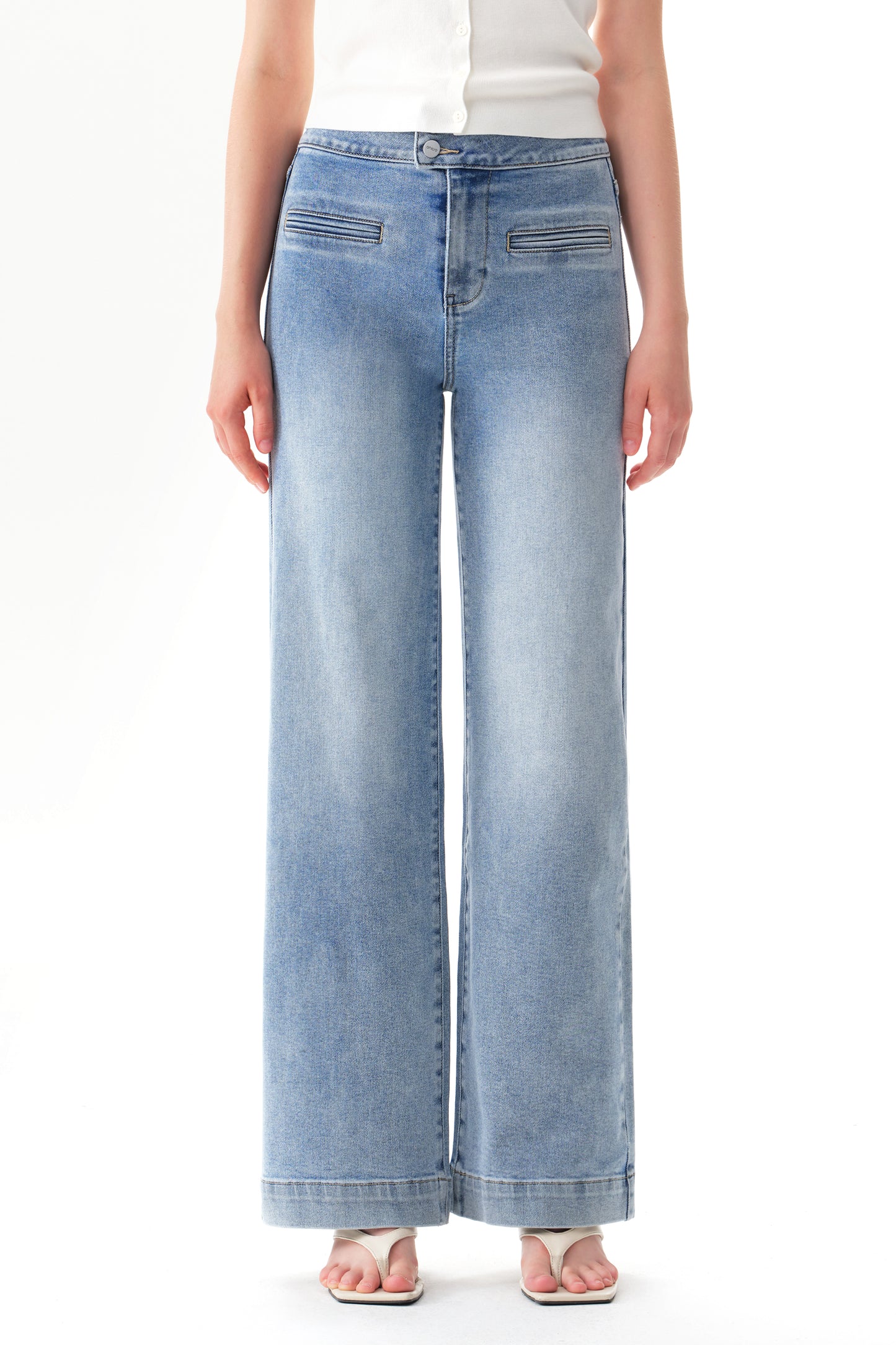 Modern Silhouette Super High Rise Wide Leg Jeans OSW8146