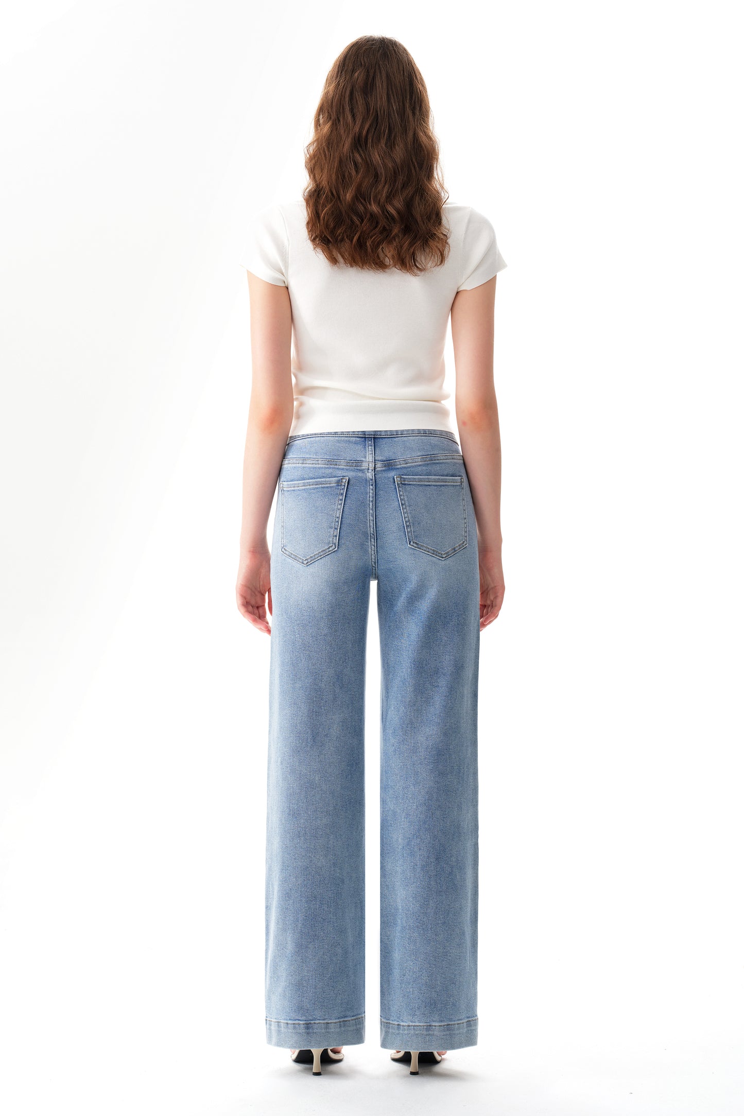 Modern Silhouette Super High Rise Wide Leg Jeans OSW8146