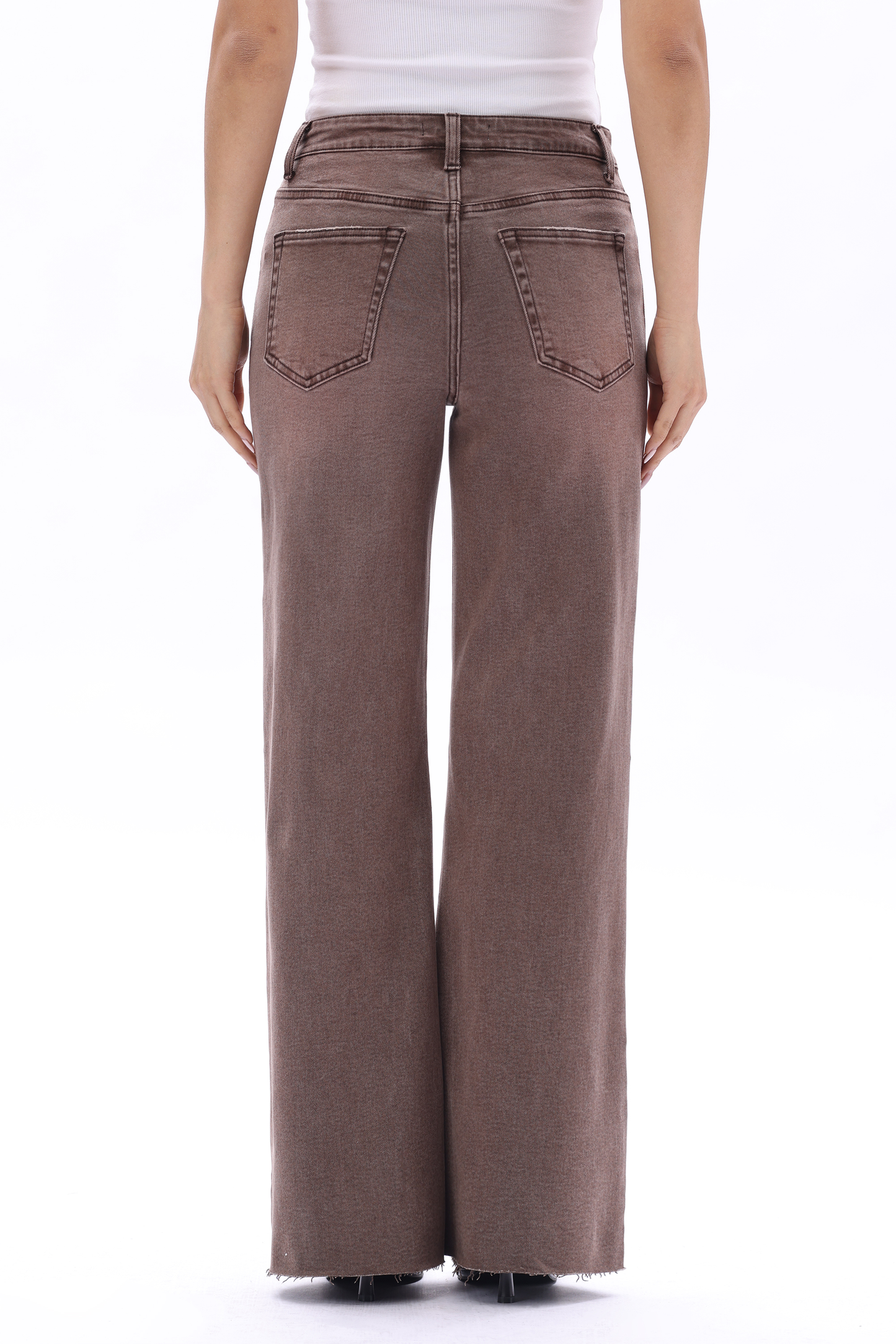MID HIGH RISE WIDE LEG FULL PANTS ESFW630825