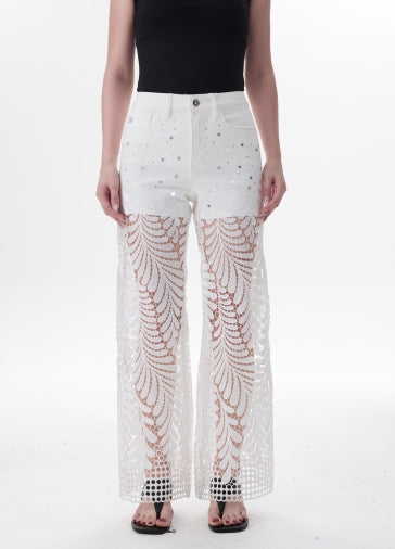 THE NOVA HIGH RISE WIDE LEG FULL JEANS ESFW710890